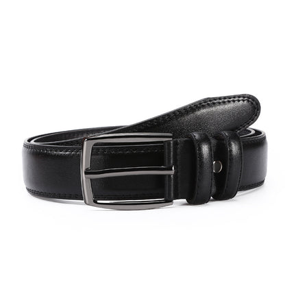 Men's Faux Leather Belt: Stylish Alloy Buckle Additional Image 1