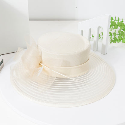 Elegant Vintage Wide Brim Sun Hat for Women Additional Image 1