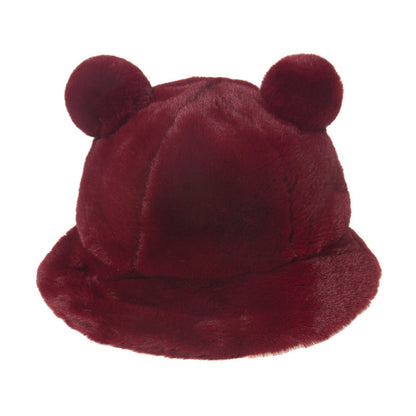 Cozy Bear Ear Plush Bucket Hat Additional Image 1