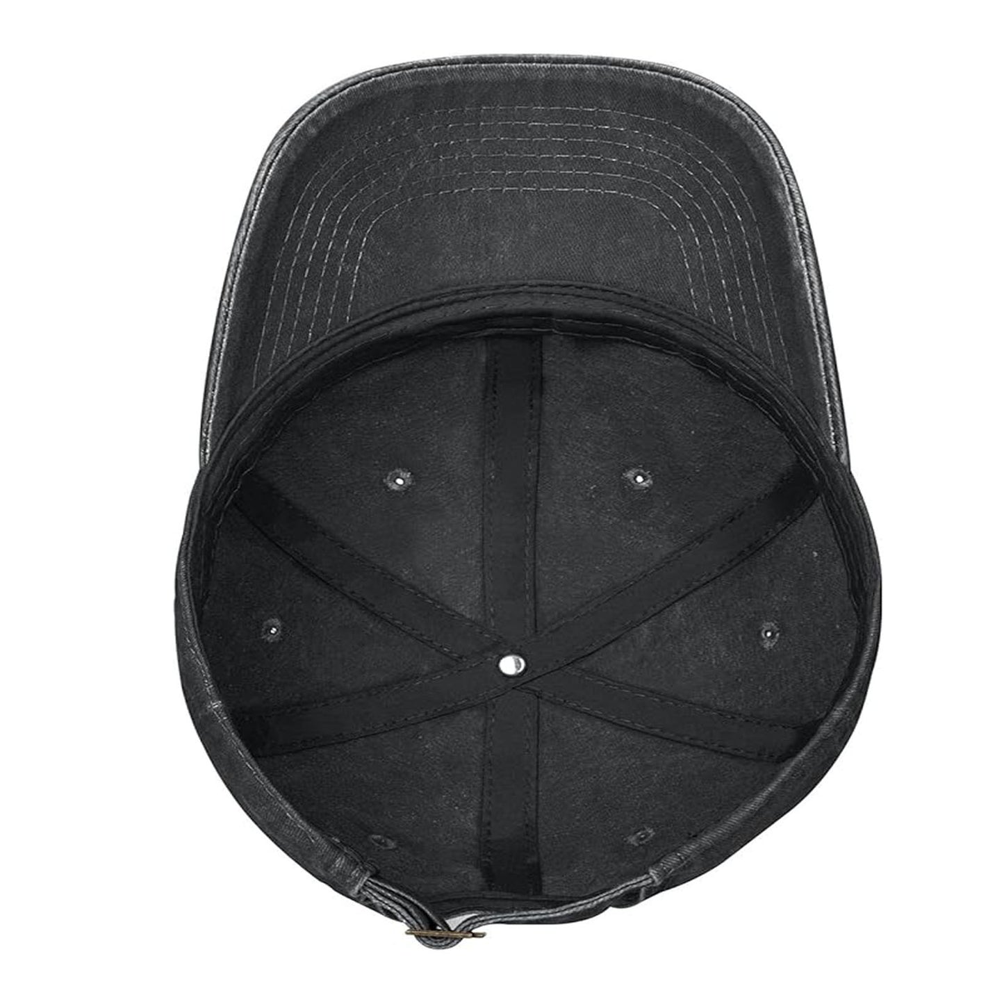 Vintage Washed Cotton Dad Hat - Retro Print Baseball Cap Additional Image 1