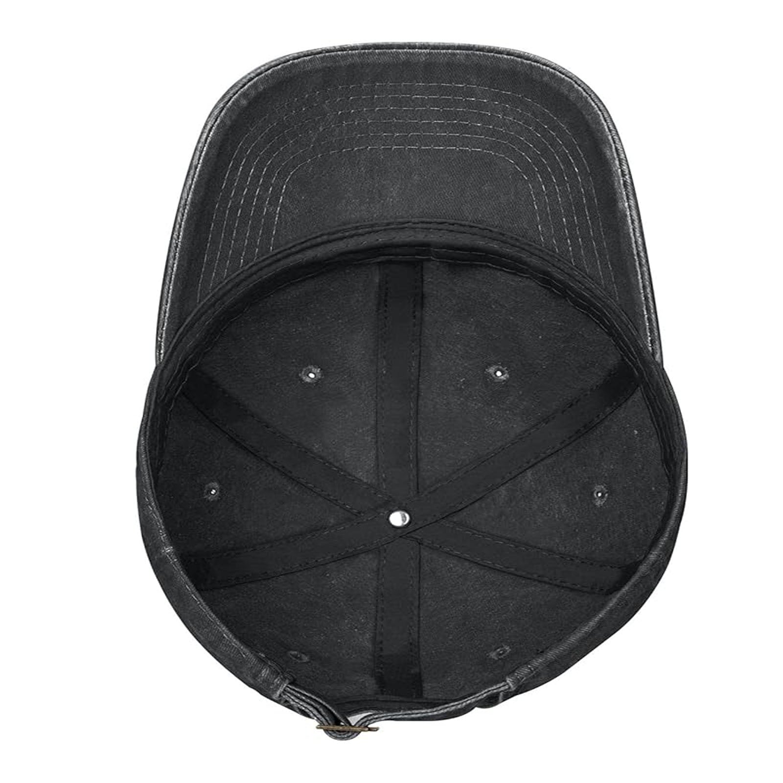 Vintage Washed Cotton Dad Hat - Retro Print Baseball Cap Additional Image 1