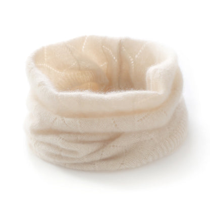 100% Pure Cashmere Knit Neck Warmer Snood Additional Image 1
