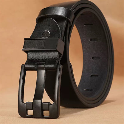 Men's Retro Pin Buckle Belt: Business Casual & Jeans Additional Image 1