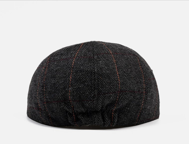 Stylish Men's Newsboy Cap - Trendy Fall/Winter Hat Additional Image 1