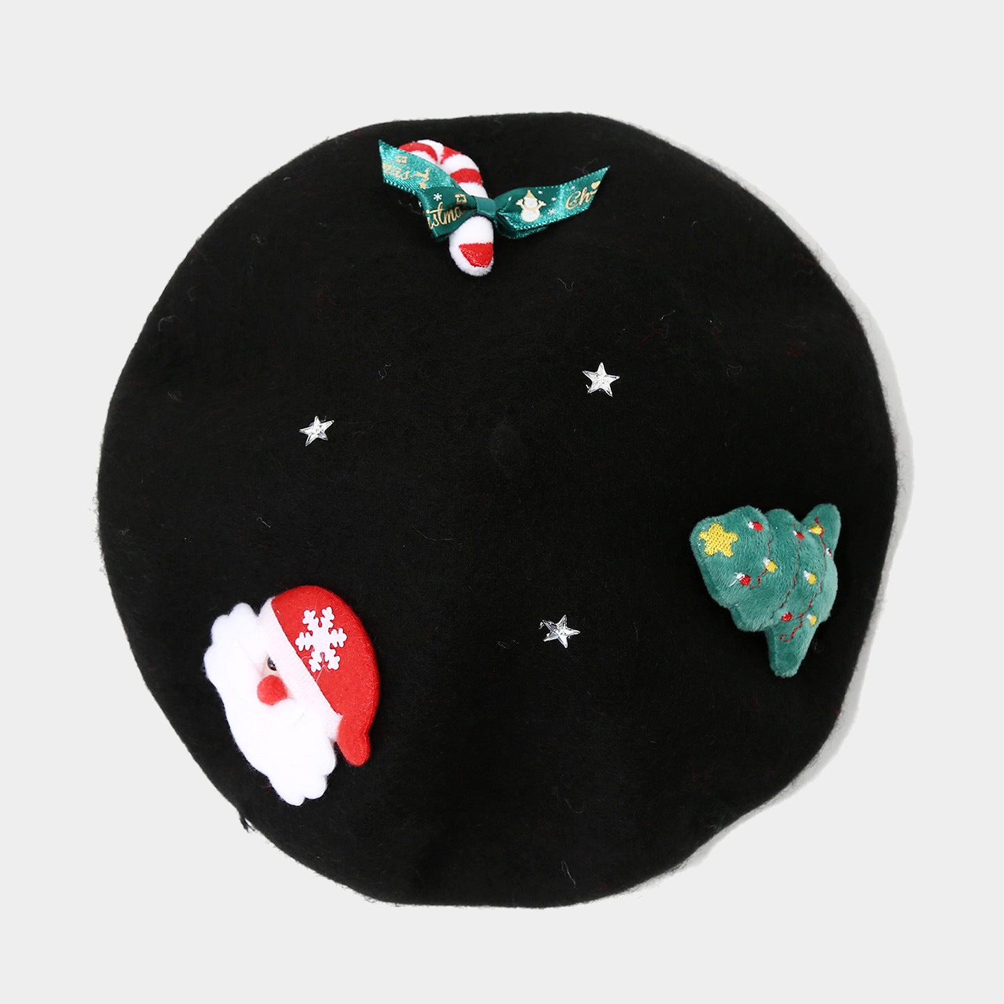 Chic Wool Bow Beret - Korean Style Winter Hat Additional Image 1