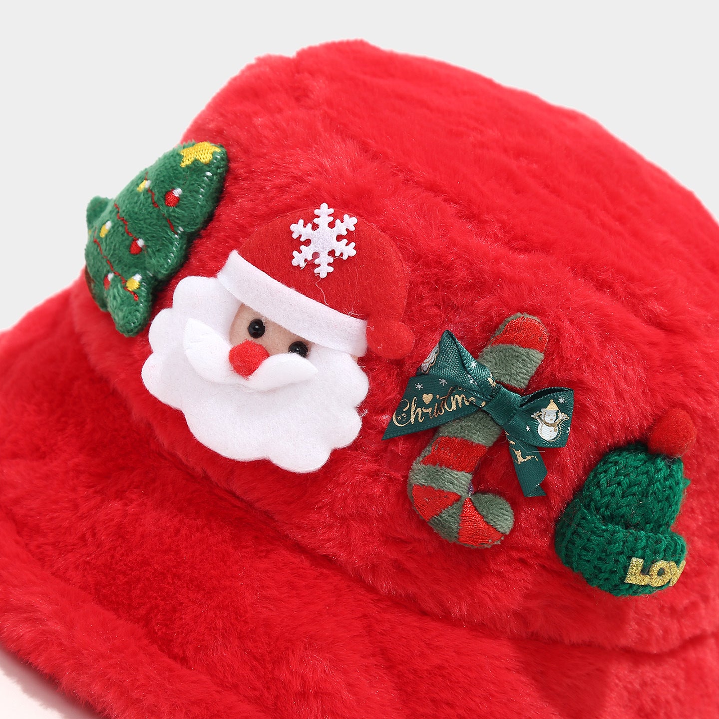 Cozy Christmas Faux Fur Fisherman Hat Additional Image 1