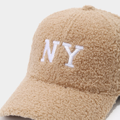 NY Letter Embroidered Duck Cap Additional Image 1