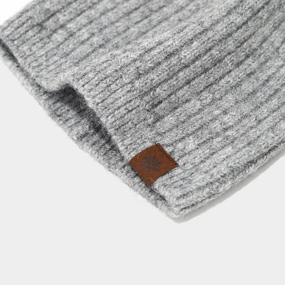 Chic Striped Wool Blend Beanie - Cozy Winter Hat Additional Image 1