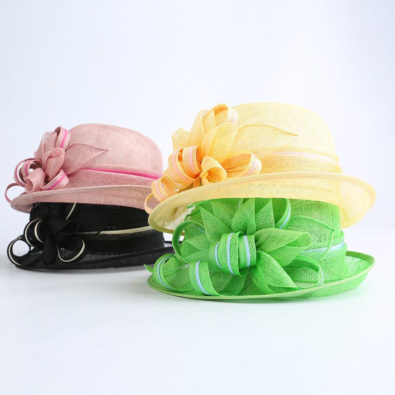 Elegant Stylish Outdoor Embroidered Wide Brim Hat Additional Image 1