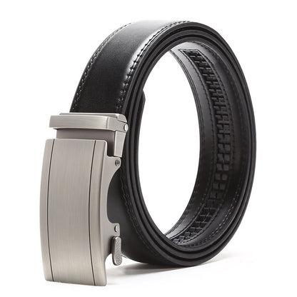 Men's Genuine Leather Automatic Belt Additional Image 1