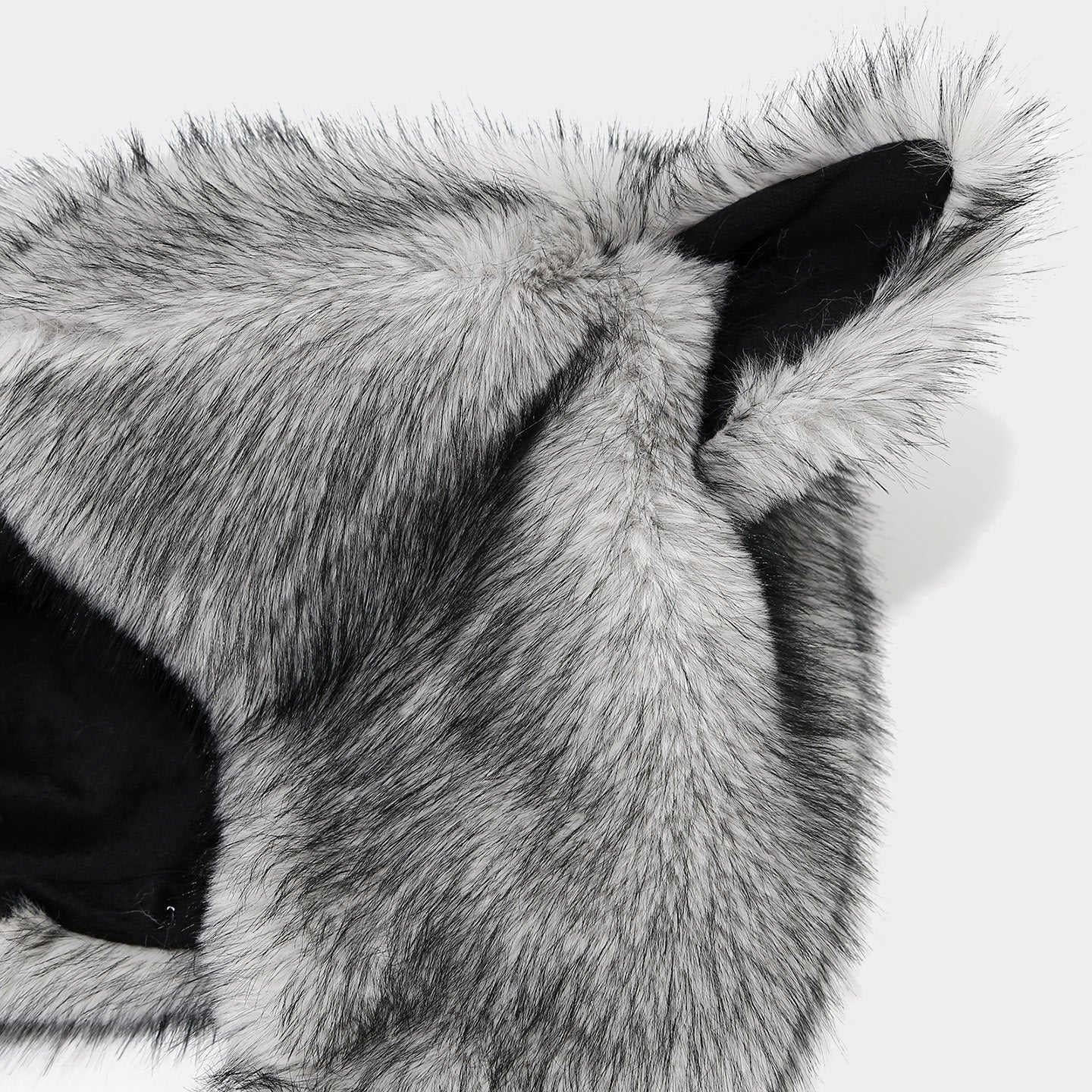 Cute Fox Ear Beanie with Braids - Cozy Winter Hat Additional Image 1