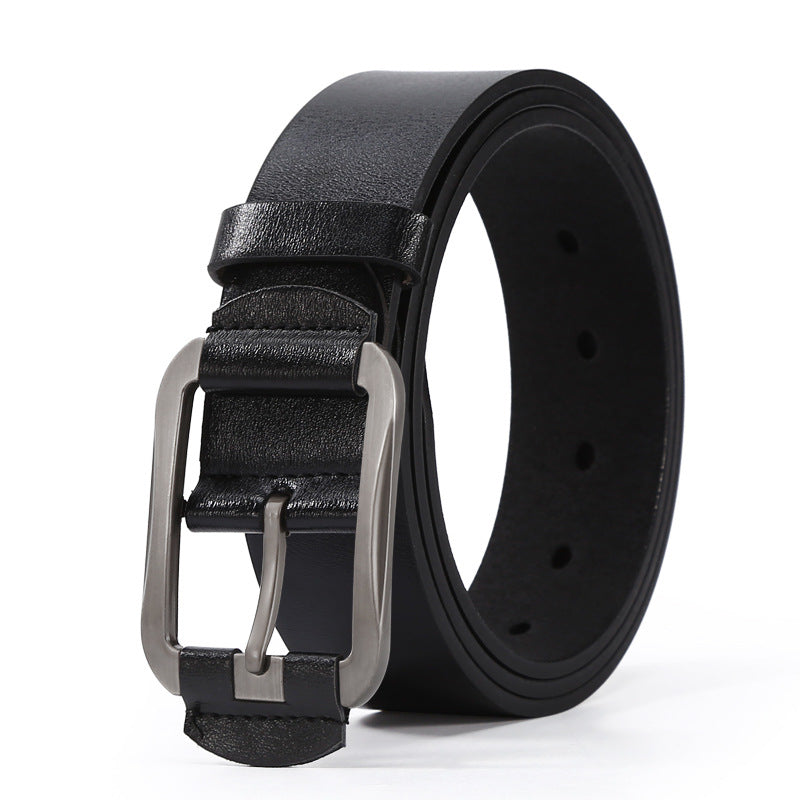 Men's Leather & TPU Business Casual Belt - Pin Buckle Additional Image 1