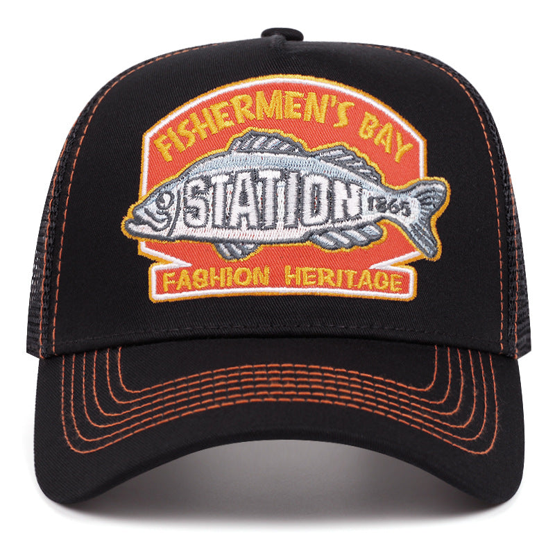 Stylish Vintage Mesh Baseball Cap for Outdoor Adventures Additional Image 1