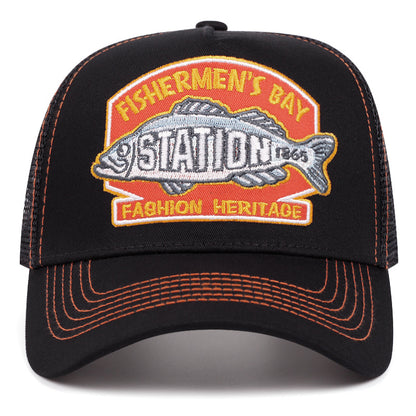 Stylish Vintage Mesh Baseball Cap for Outdoor Adventures Additional Image 1