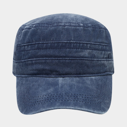 Retro Leather Military Cap - Vintage Mountaineering Hat Additional Image 1