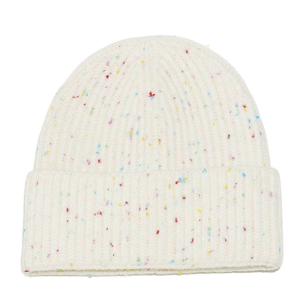 Cozy Multicolor Knit Beanie - Vibrant & Warm Additional Image 1