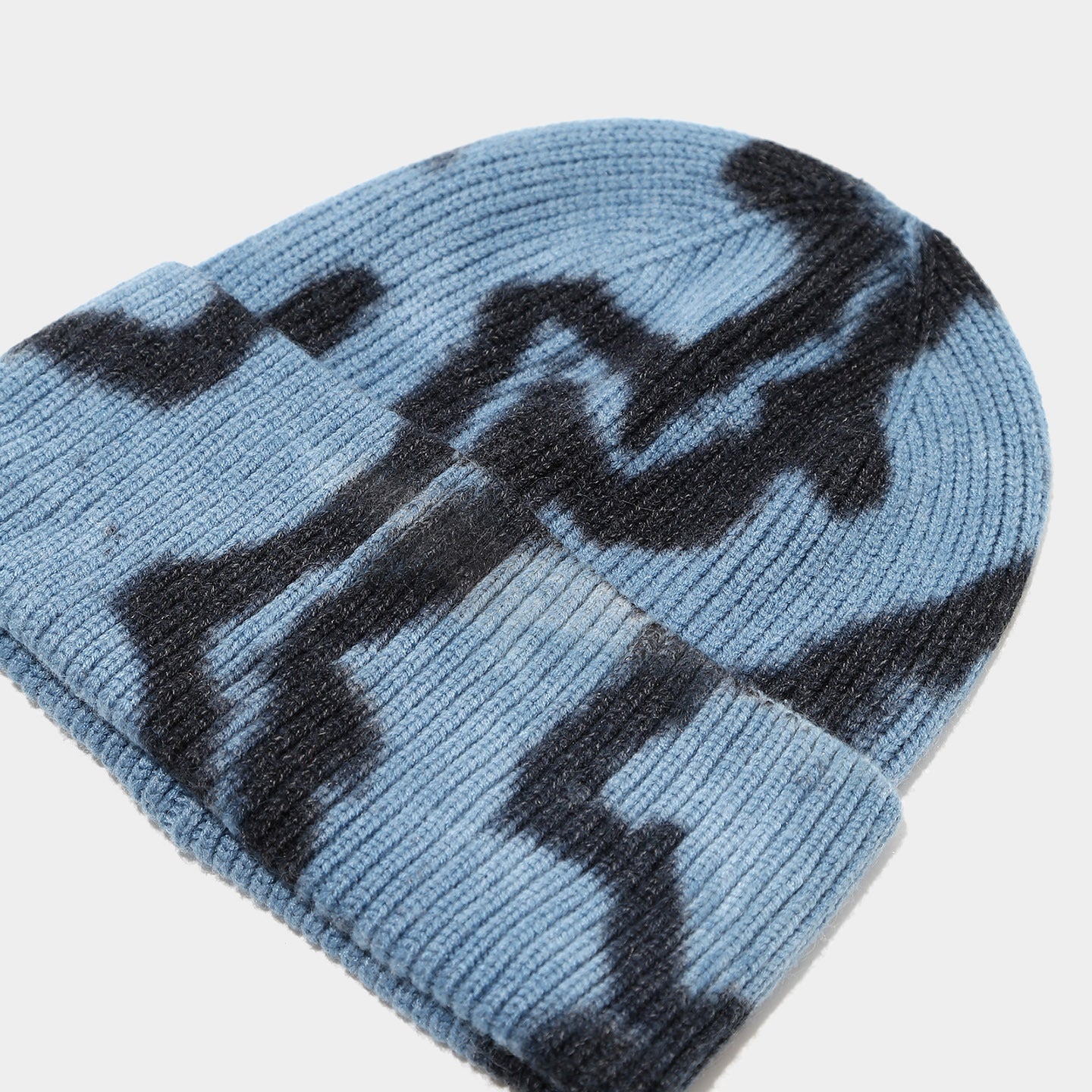 Tie-Dye Knit Beanie: Boho Winter Hat for Cozy Style Additional Image 1
