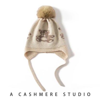 Cozy Kids' Cashmere Hat - Warm Ear Protection Additional Image 1
