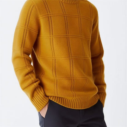 Men's Textured Knit Sweater: Casual Comfort Additional Image 1