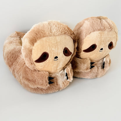 Adorable Sloth Plush Slippers - Cozy & Cute Indoor Footwear Additional Image 2