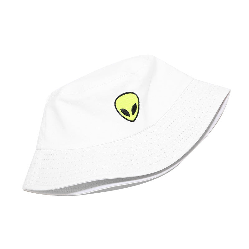 Alien Embroidered Bucket Hat - Cosmic Summer Sun Protection Additional Image 2