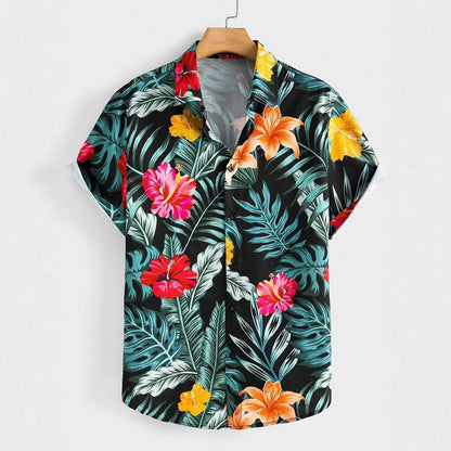 Men's Digital Print Hawaiian Shirt - 2025 Summer Style Additional Image 2