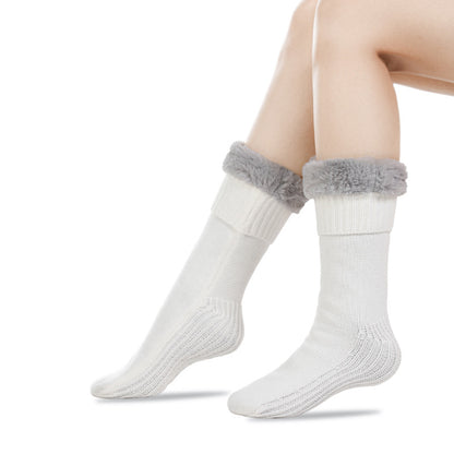 Cozy Sherpa Non-Slip Slipper Socks for Women Additional Image 2