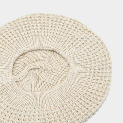 Chic Knitted Beret: Retro Artist Hat for Autumn/Winter Additional Image 2