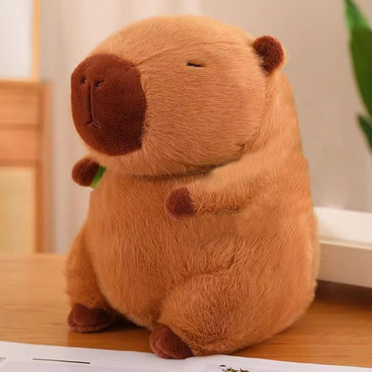 Capybara Plush Pillow with Scarf - Huggable Friend Additional Image 2