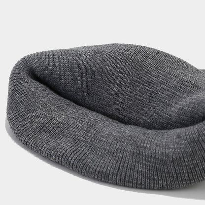 Red Maple Leaf Knit Beanie: Street Style Warm Hat Additional Image 2