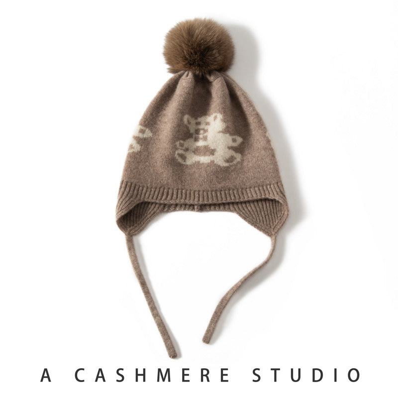 Cozy Kids' Cashmere Hat - Warm Ear Protection Additional Image 2
