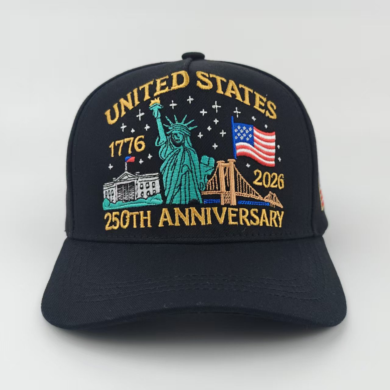 US 250th Anniversary Embroidered Baseball Cap Additional Image 2