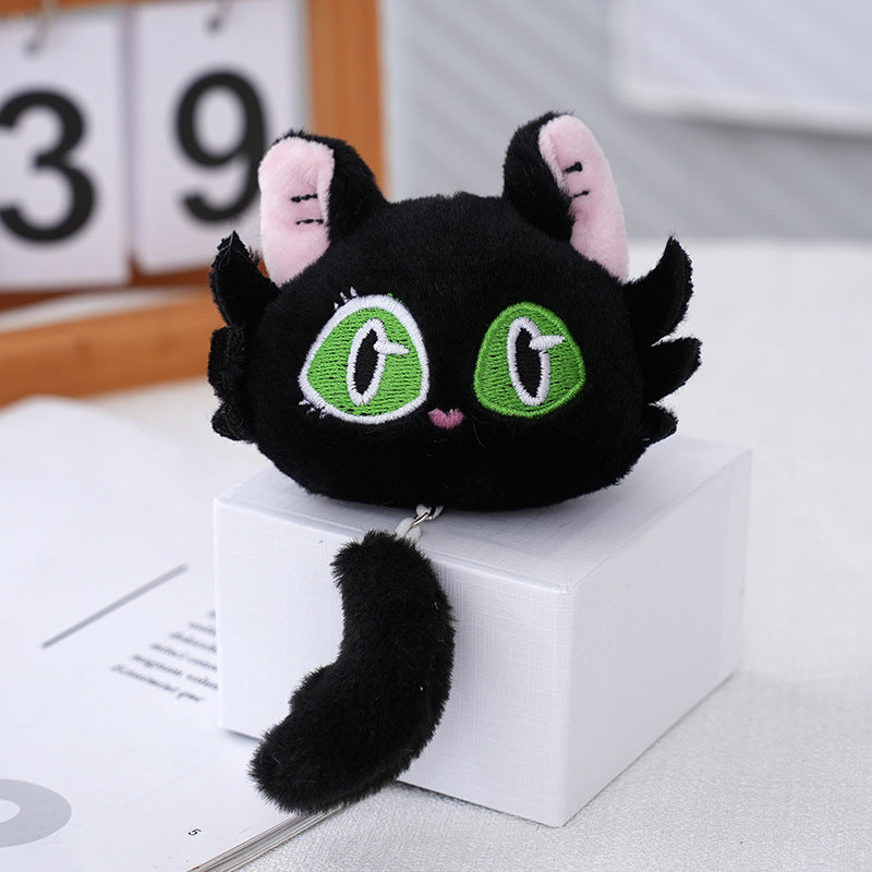 Cute Kitty Plush Keychain with Bell Additional Image 2