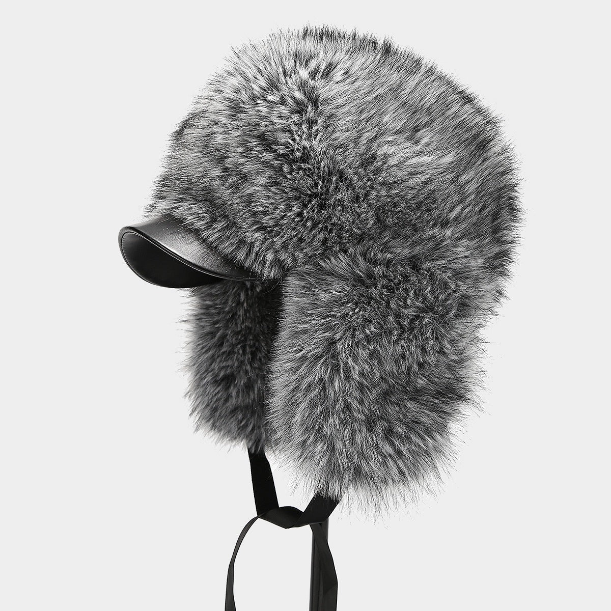 Luxury Leather Ushanka Hat - Women's Ski & Winter Style Additional Image 2