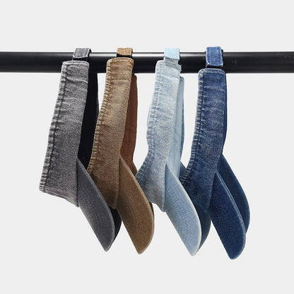 Retro Denim Literary Cap: British & Japanese Style Additional Image 2