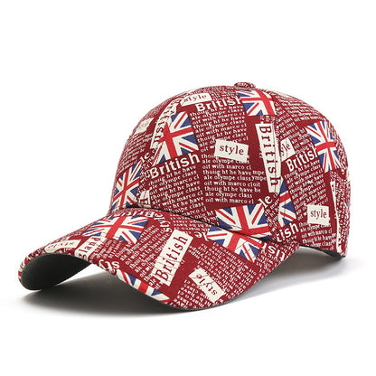 Patriotic Baseball Cap: UK & USA Flag Style Additional Image 2