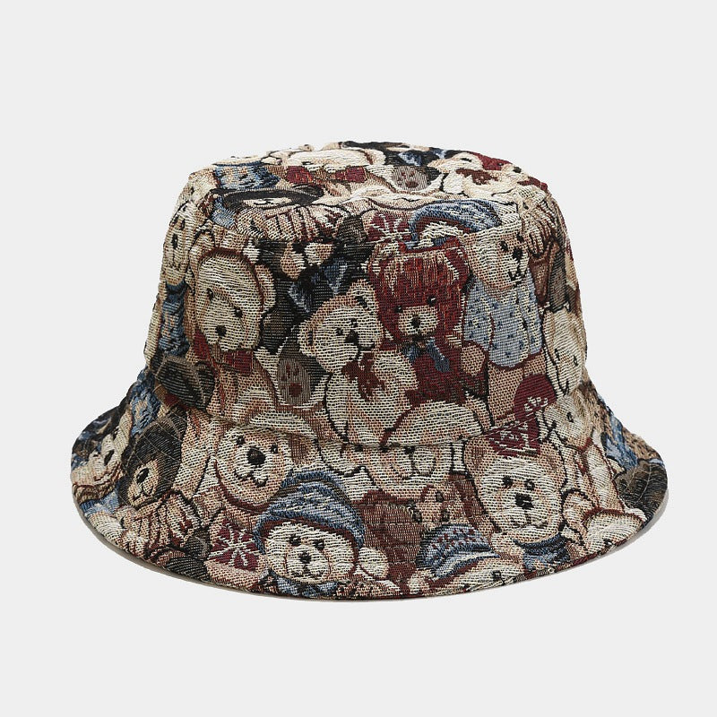 Cute Cartoon Animal Fisherman Hat - Dog & Bear Additional Image 2