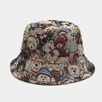 Cute Cartoon Animal Fisherman Hat - Dog & Bear Additional Image 2