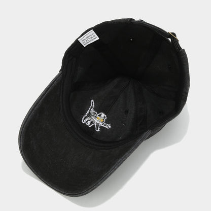 Assassin Kitten Baseball Cap | Vintage Washed Cotton Sun Hat Additional Image 2