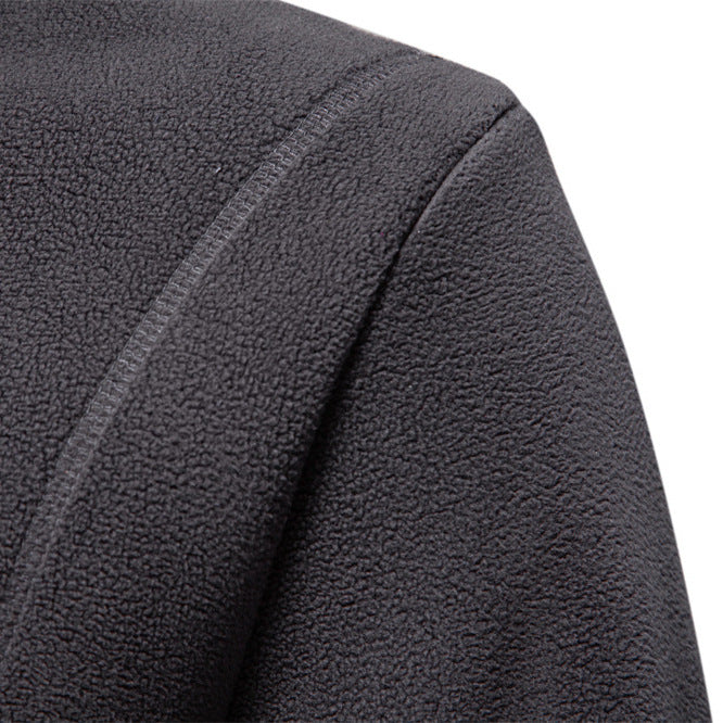 Men's Polar Fleece Hoodie: Ultimate Winter Warmth Additional Image 2