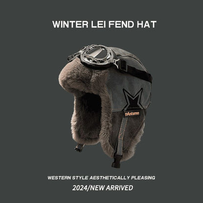 Retro Pilot Ushanka Hat - Warm Winter Earflap Cap Additional Image 2