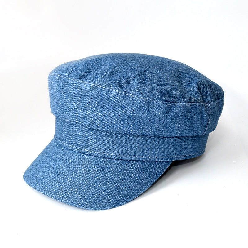 Vintage Light Denim Cap - Japanese Street Style Additional Image 2