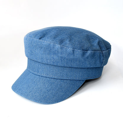 Vintage Light Denim Cap - Japanese Street Style Additional Image 2