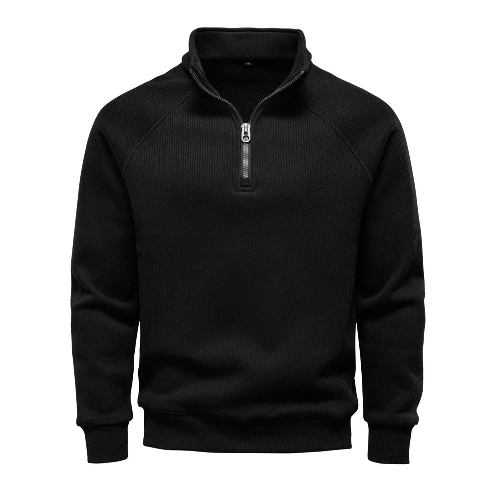 Men's Fleece-Lined Half-Zip Sweatshirt Additional Image 2