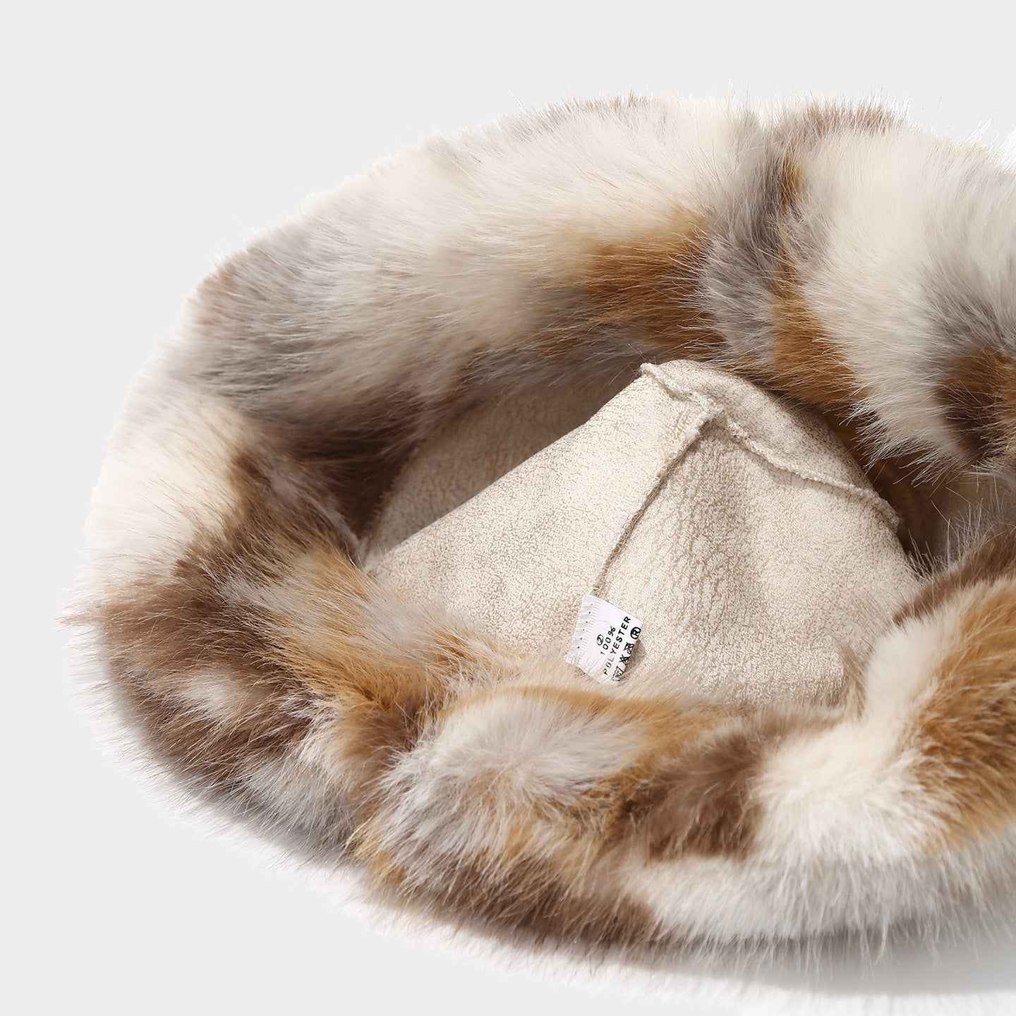 Plush Camo Bucket Hat: Korean Style Warmth Additional Image 2