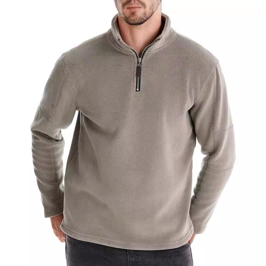 Men's Fleece Half-Zip Pullover: Warm & Stylish Additional Image 2