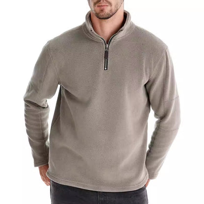 Men's Fleece Half-Zip Pullover: Warm & Stylish Additional Image 2