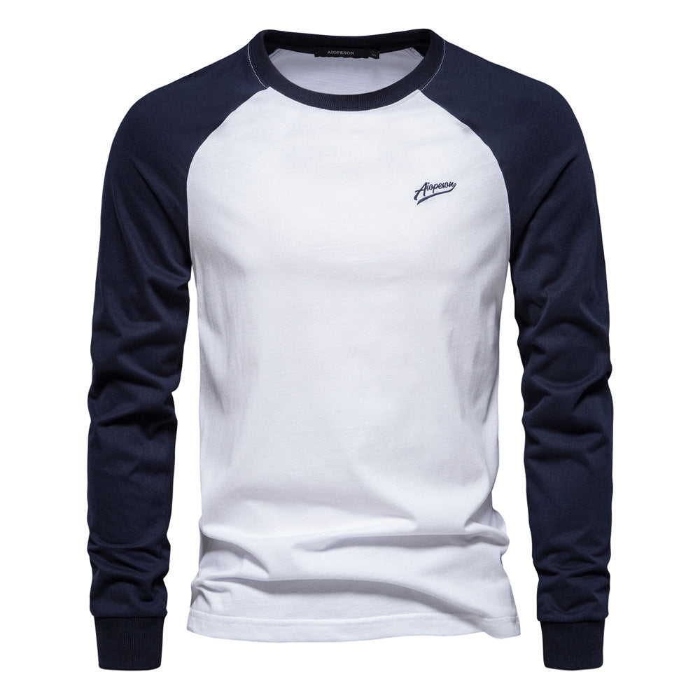 Men's Cotton Raglan Tee: Effortless Style & Comfort Additional Image 2