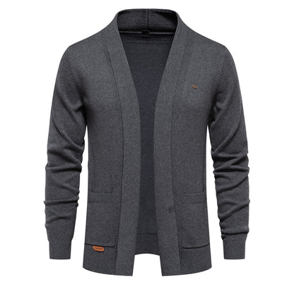 Men's Premium Business Cardigan Sweater Additional Image 2