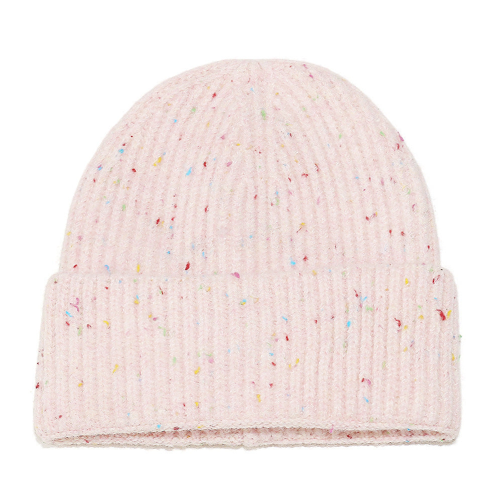 Cozy Multicolor Knit Beanie - Vibrant & Warm Additional Image 2